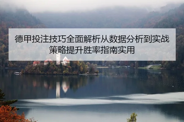 德甲投注技巧全面解析从数据分析到实战策略提升胜率指南实用